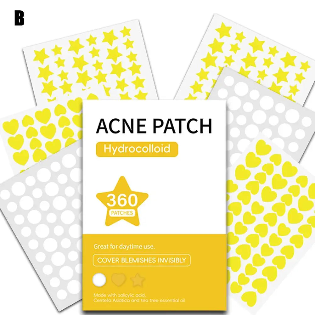 Hydrocolloid Pimple Patches – Invisible Blemish Covers 180–360 ct