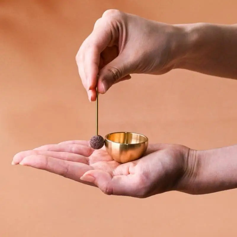 Mini Brass Singing Bowl Set | Yoga & Meditation Sound Bowl