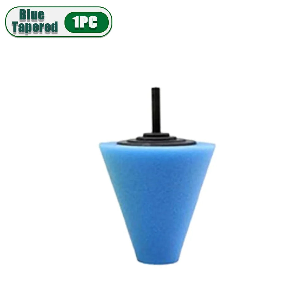 Car Wheel Hub Polishing Sponge Cone – Rim Cleaner Tool