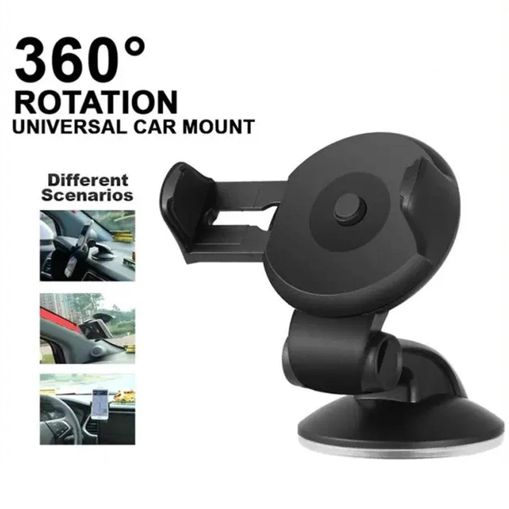 Car Phone Holder Windshield Suction Long Arm Universal Mount