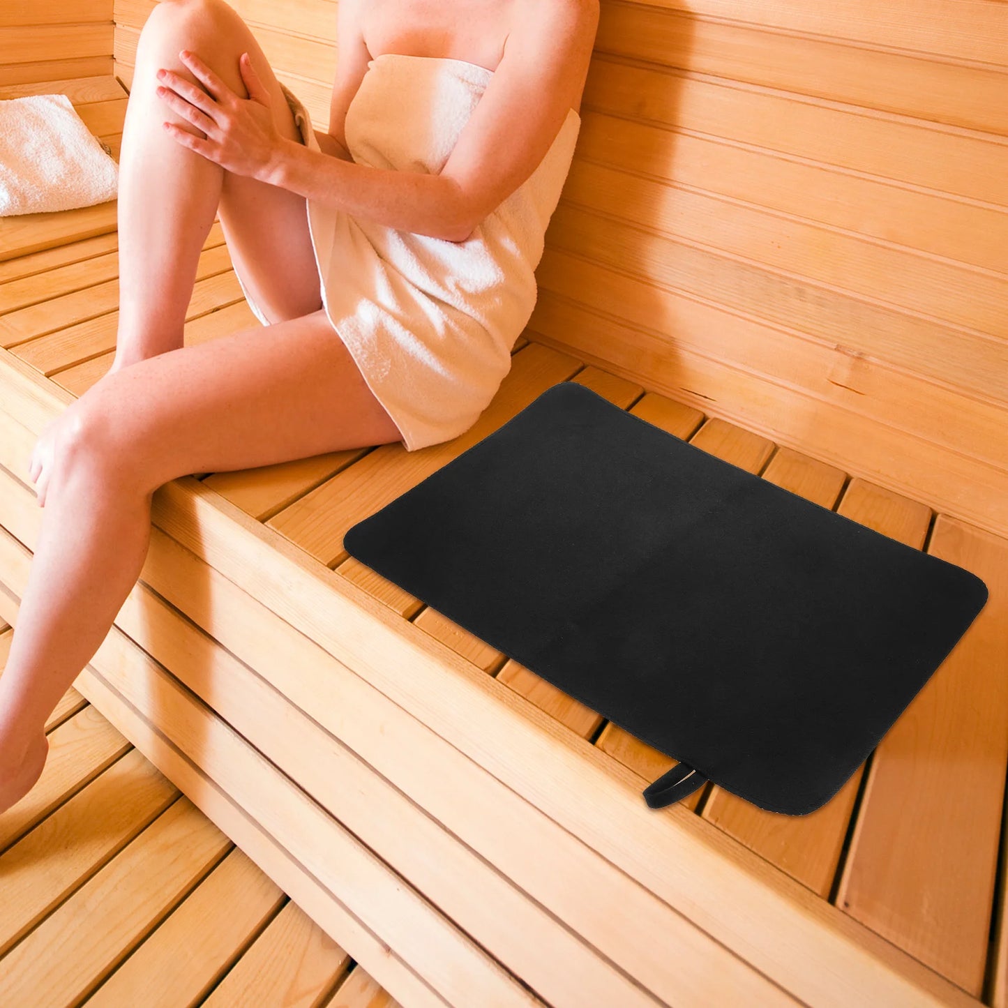 Thickened Felt Sauna Cushion Pad Waterproof Heat Insulation Mat For Indoor Spa Shower Room Bench Seat Durable Comfortable Peaceful Pleasures Health and Wellness Default Title