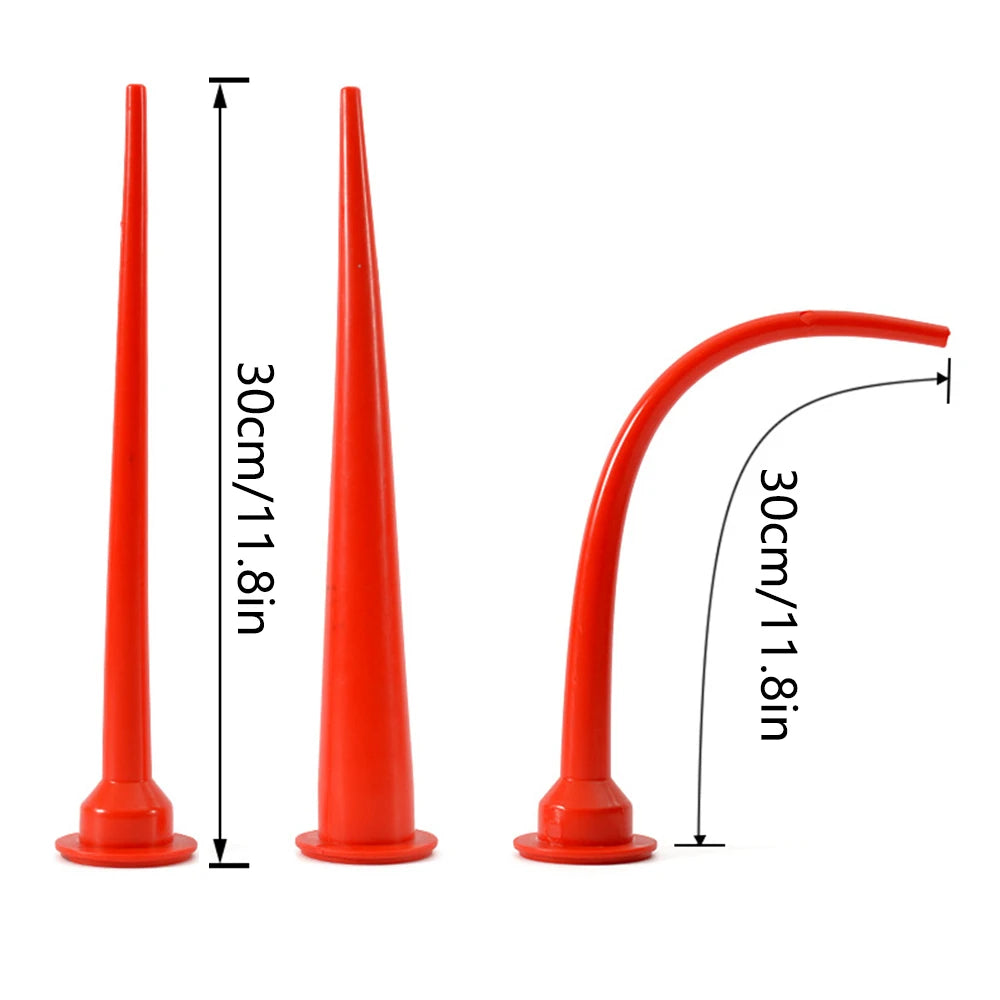 Caulking Gun Nozzles Plastic Glue Nozzles Lengthen Caulking Gun Tip Sealing Caulking Tip Replacement Universal Construction Tool Peaceful Pleasures Health and Wellness