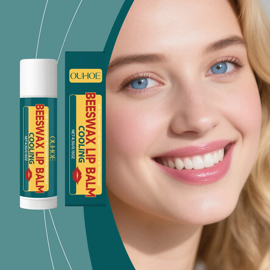 OUHOE Mint Beeswax Lip Balm – Hydrate, Soften & Plump Lip Balm Oasis Select