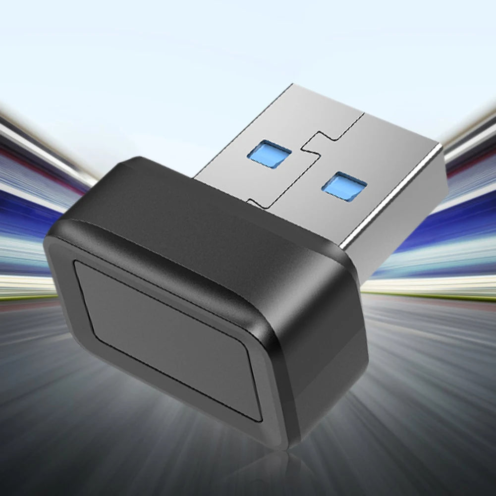 USB Fingerprint Key Reader FIDO U2F Biometric Fingerprint Scanner Windows Hello Anti-Spoofing Biometric Mini Security Key Dongle Peaceful Pleasures Health and Wellness