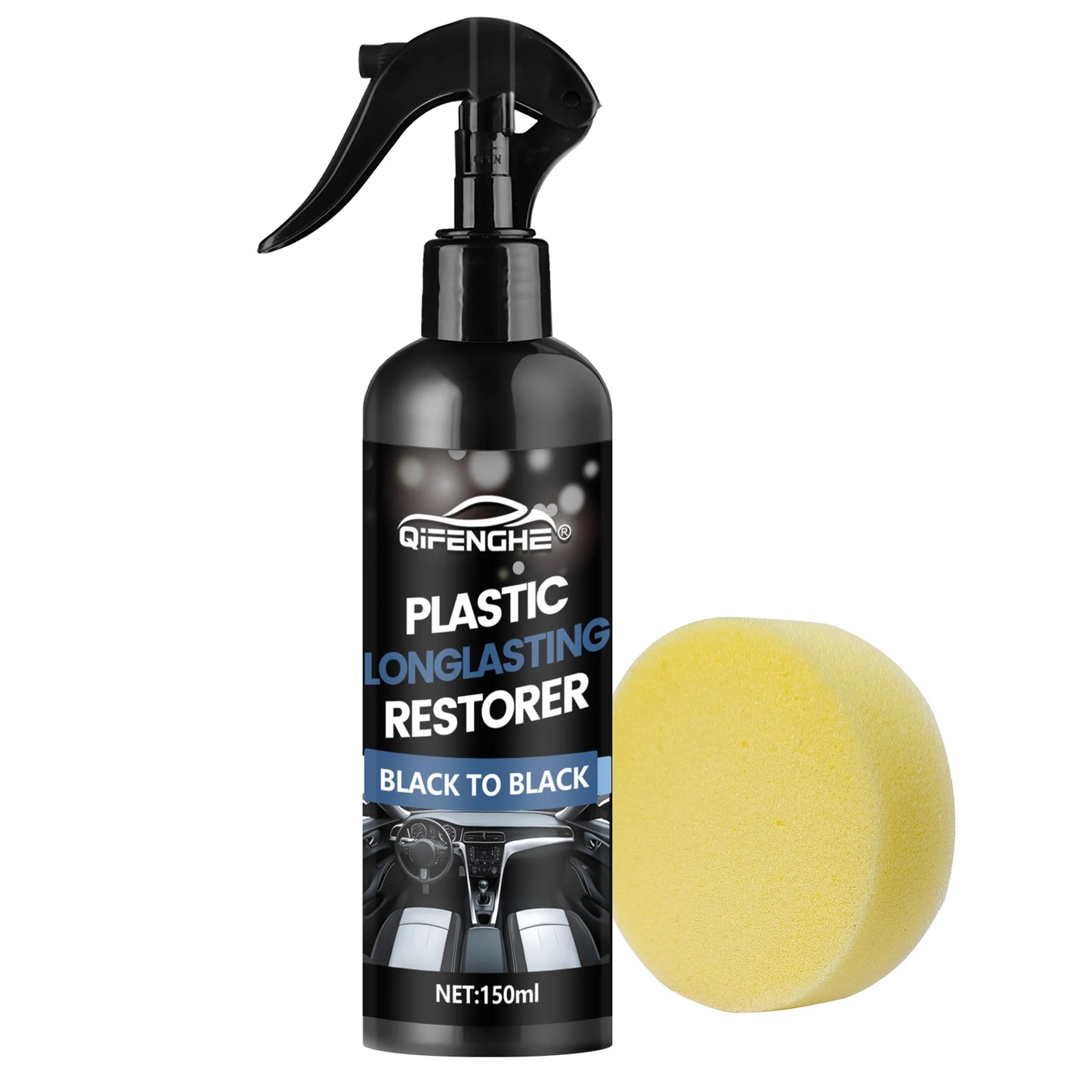 Car Plastic & Tire Restorer – Crystal Coating Dashboard Wax