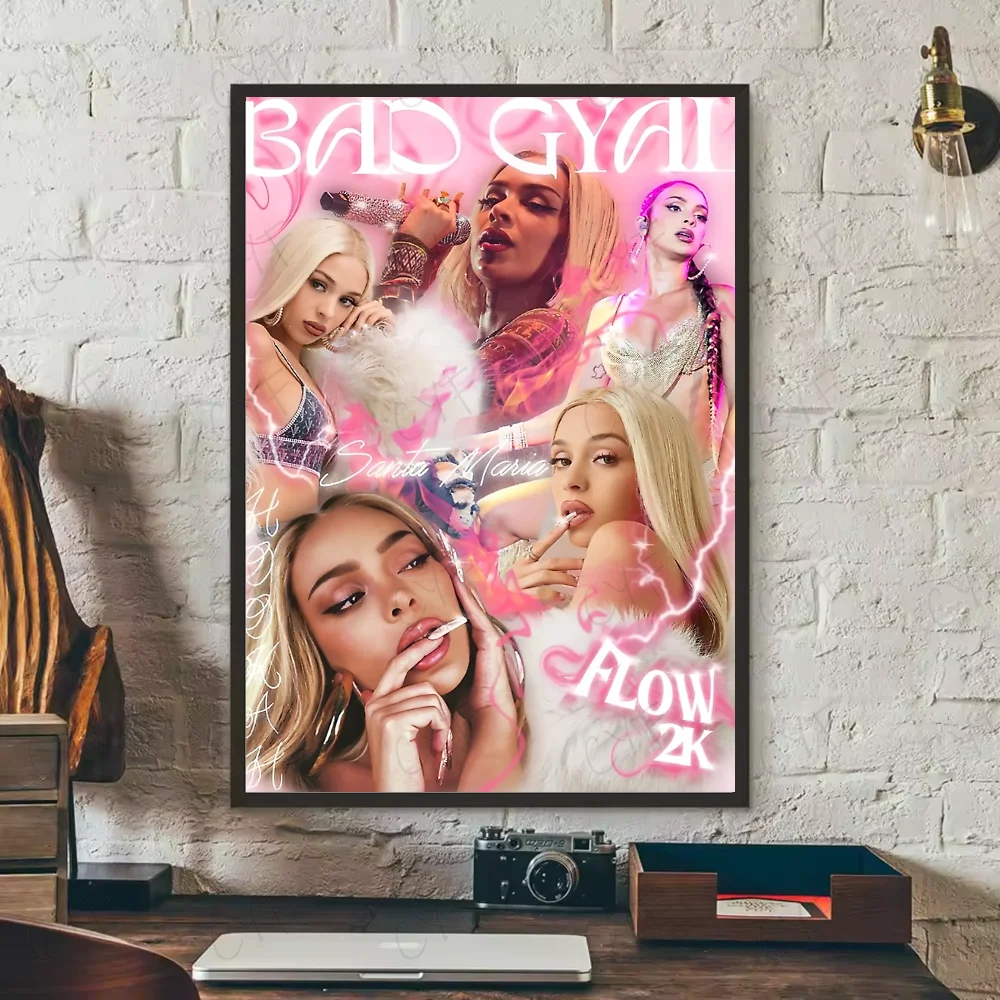 B-Bad G-Gyal HD Waterproof Wall Poster – Modern Home Decor Wall Art Poster Peaceful Pleasures Health and Wellness