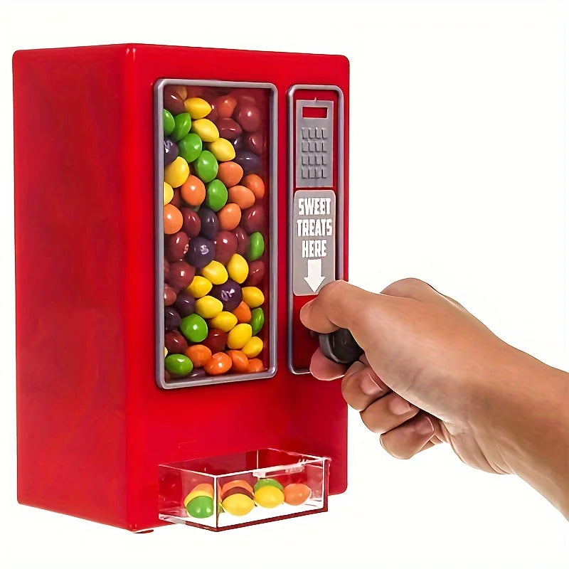 Creativity MM Bean Chocolate Bean Rainbow Candy Machine Mini Bean Machine M Bean Storage Can Children's Ornament Practical Toys Peaceful Pleasures Health and Wellness