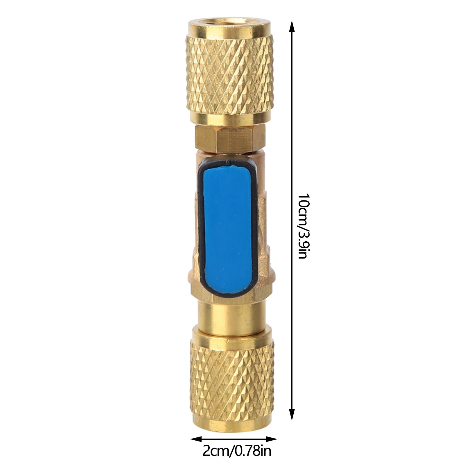 Ball Valve Refrigeration Ball Valve Connector Brass Refrigeration Ball Valve Adapter Refrigerant Ball Valve Connector G1/4'' Peaceful Pleasures Health and Wellness