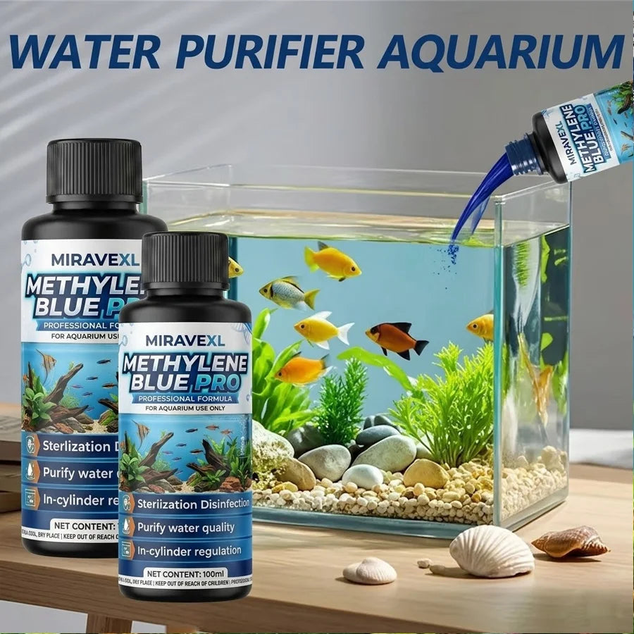 Methylene Blue Aquarium Treatment 100ml | Fish Tank Conditioner