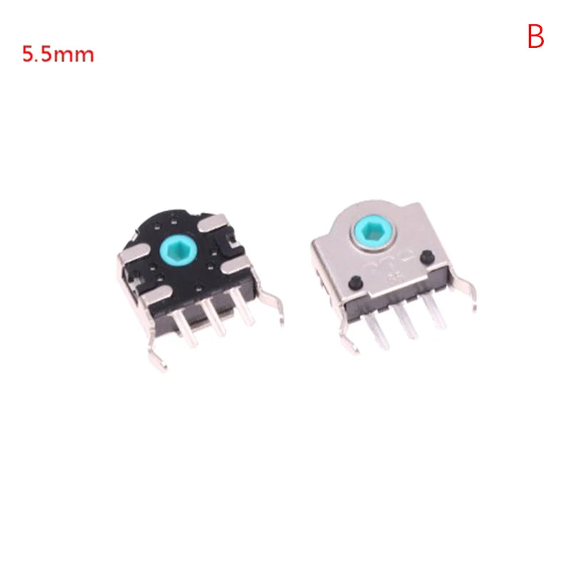 TTC Mouse Scroll Wheel Encoder 5–13mm Green Core | 2-Pack Mouse Encoder Peaceful Pleasures Health and Wellness 5.5mm