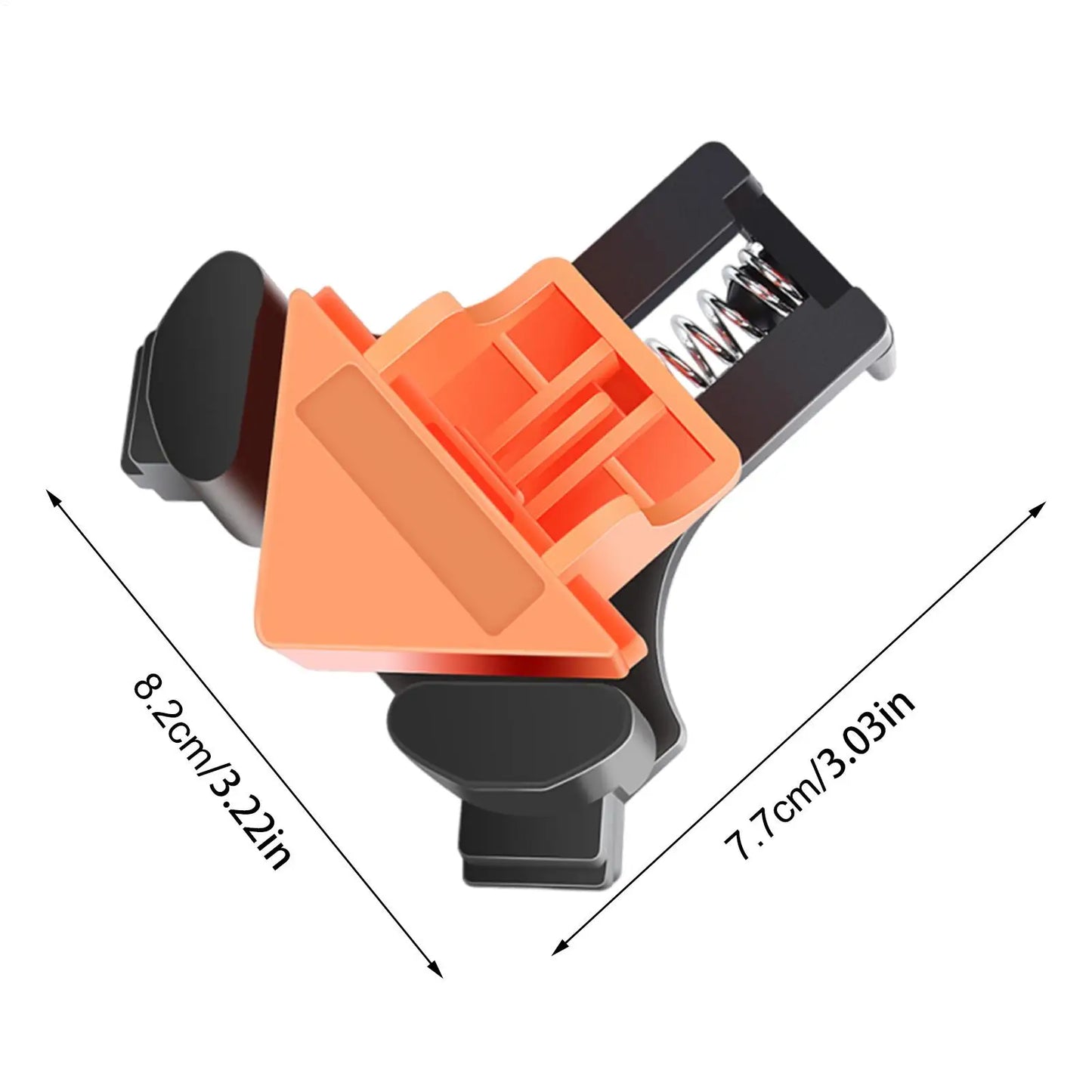 Right Angle Clamp 4 Pieces Precision Edge Hold Tool Quick Adjustable Opening Non-Slip 90 Degree Corner Clamp for Cabinet Peaceful Pleasures Health and Wellness