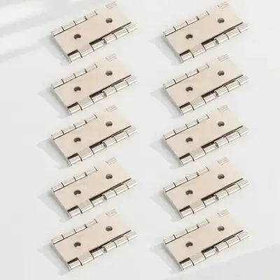 10pcs Iron Folding Screen Hinges Hinges Folding Screen Hinge For Home Furniture Cabinet Repair Heavy Duty Gate Hinge Peaceful Pleasures Health and Wellness