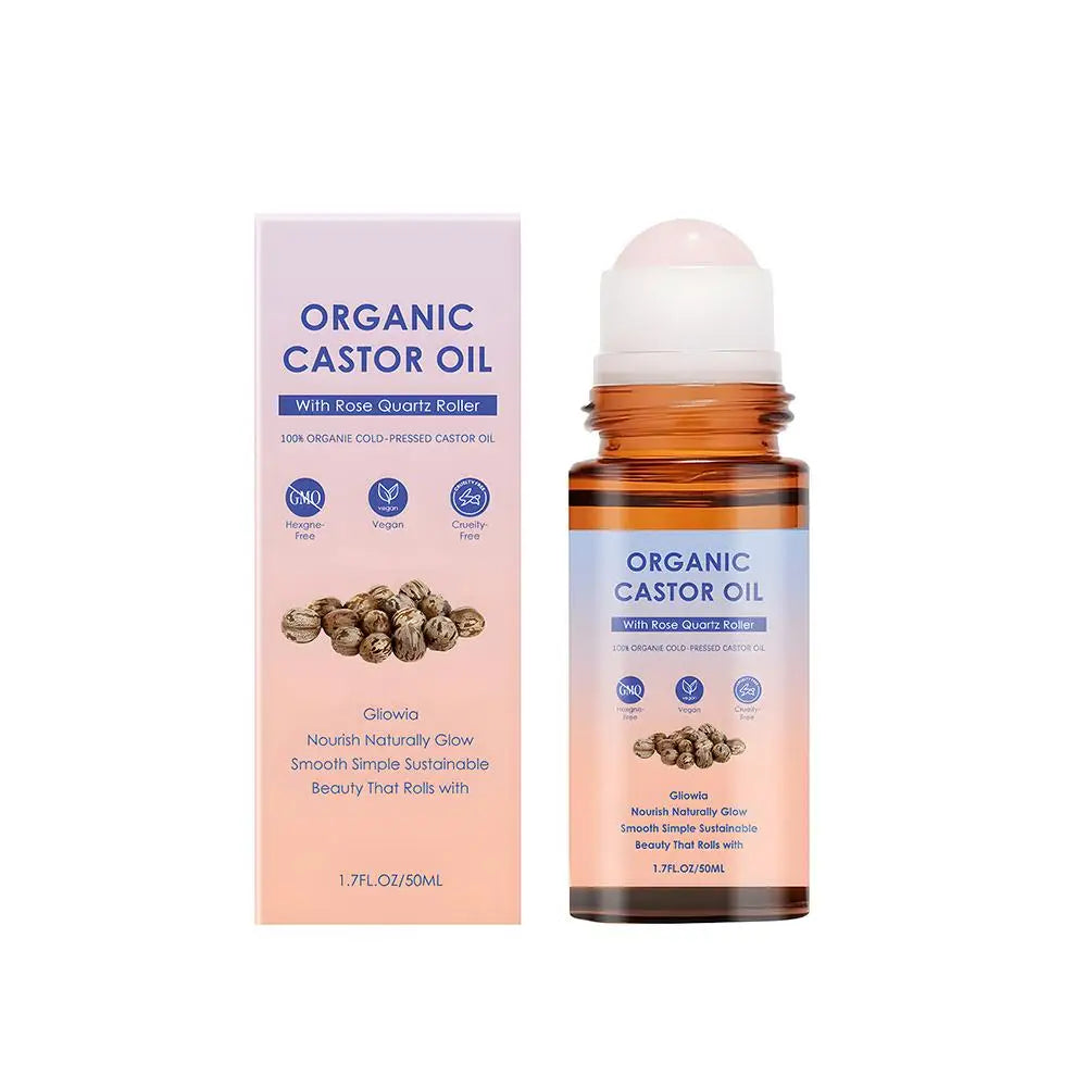 Castor Essence Oil Roll on Skin Care Essential Oil Moisturize Nourishing Brightening Face Body Massage Essenc Body Care Peaceful Pleasures Health and Wellness B