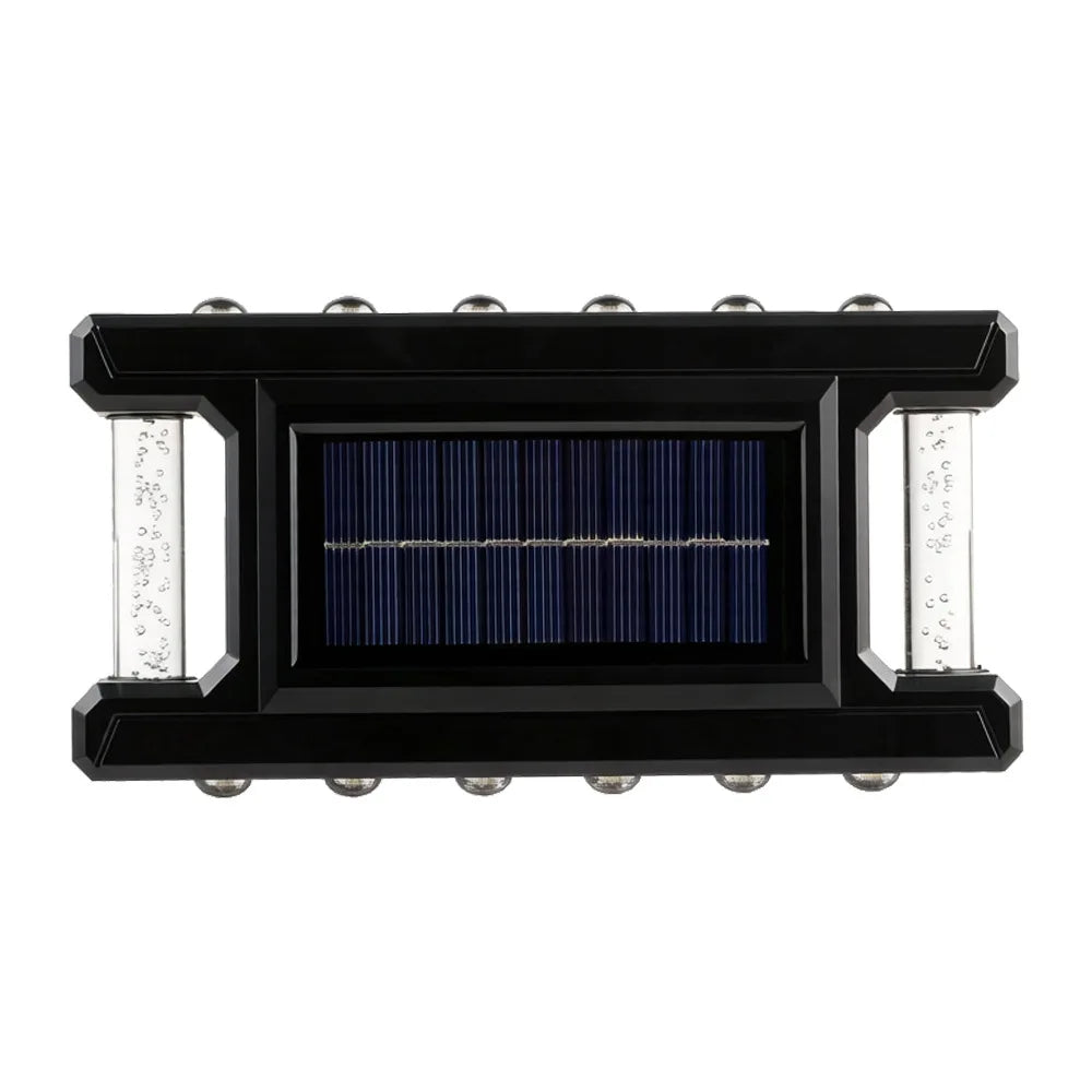 Solar Wall Wash Lights Outdoor IP65 Warm White LED – 1–5 Pack