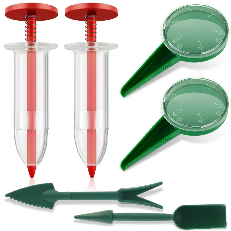 Manual Seed Sower & Planter Set – Adjustable Depth & Spacing