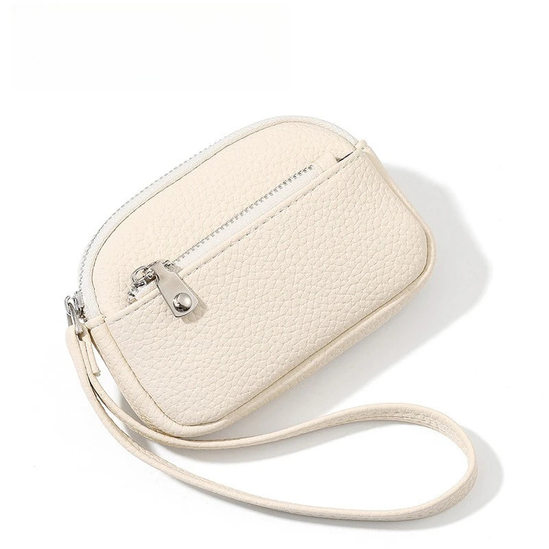 Mini PU Leather Lipstick Bag | Keychain Coin Purse & Earphone Pouch