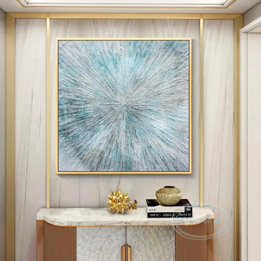 Abstract Wall Art Handmade Canvas Oil Painting Home Decoration Mural Modern Nordic Living Room Bedroom Porch Aesthetic Picture Peaceful Pleasures Health and Wellness