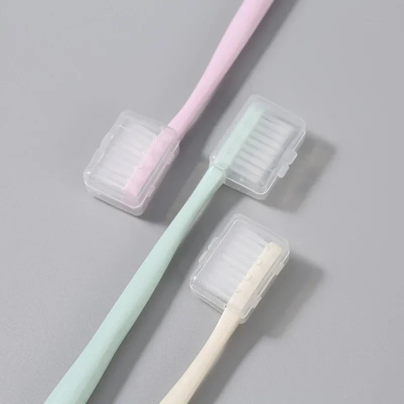 10PC/set Adult Soft Bristle Toothbrush Adult Home Soft Bristle Toothbrush Adult Small Head Toothbrush with Sheath Wholesale Peaceful Pleasures Health and Wellness