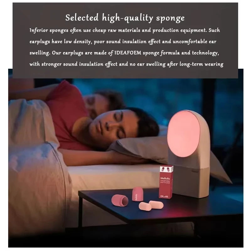 10-Pack Soft Foam Sleep Earplugs – Noise Reduction & Anti-Snore Sleep Earplugs Peaceful Pleasures Health and Wellness