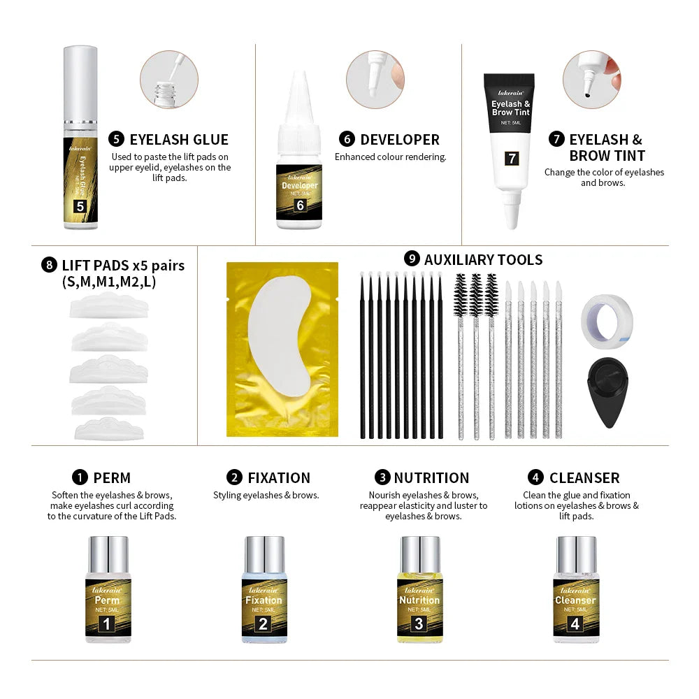 Lash & Brow Lift Tint Kit – Salon Results at Home