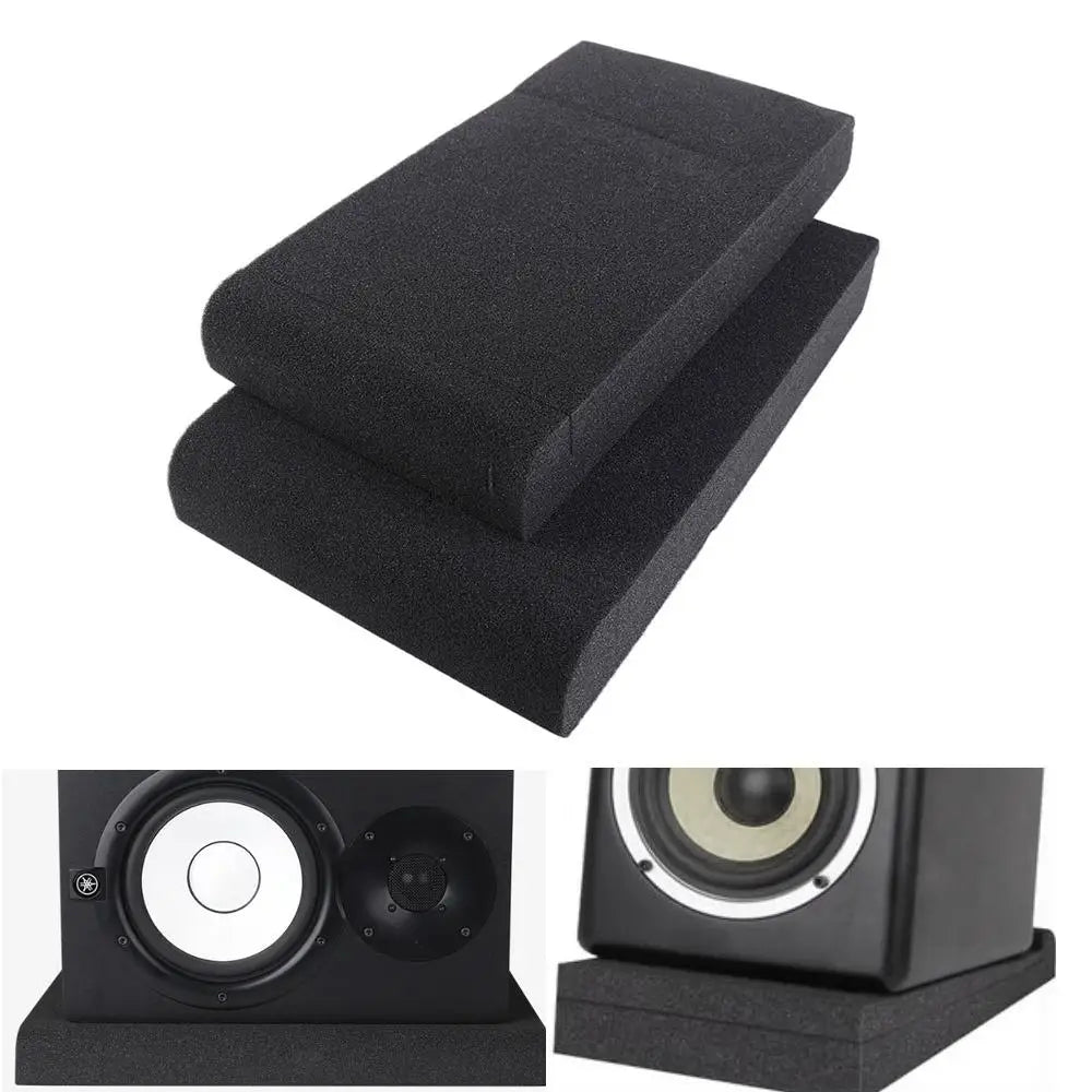 Sound Isolation Pads Desktop Subwoofer Speaker Acoustic Foam Speakers Sponge Studio Monitor Pads Speakers Isolation Pads Peaceful Pleasures Health and Wellness