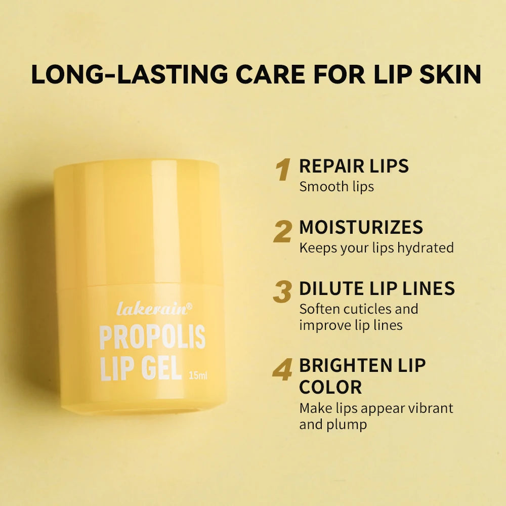 Honey Lip Butter with Propolis Lipcerin Original Hydrating Overnight Manuka Lip Balm Mask 12hr Long Lasting Moisture Skin Care Peaceful Pleasures Health and Wellness