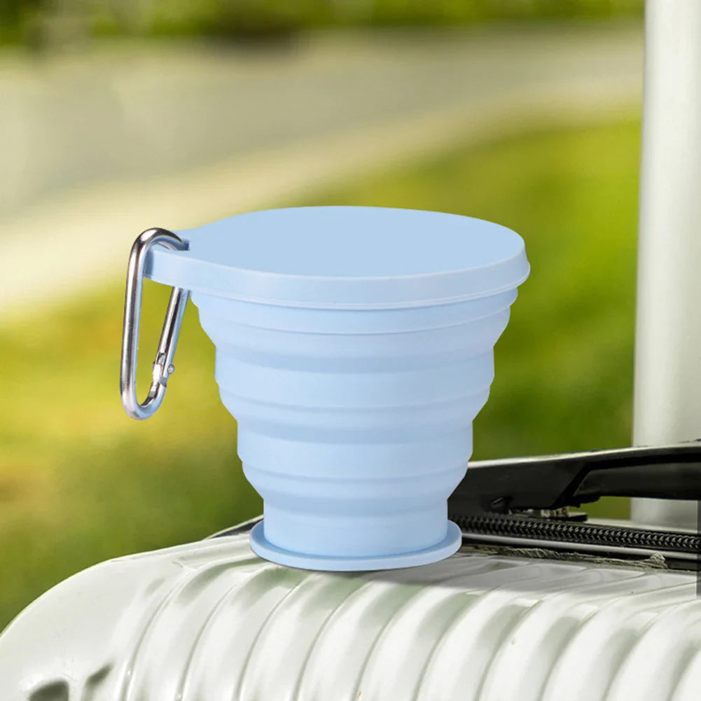 BPA-Free Foldable Silicone Water Cup | Collapsible Travel Cup
