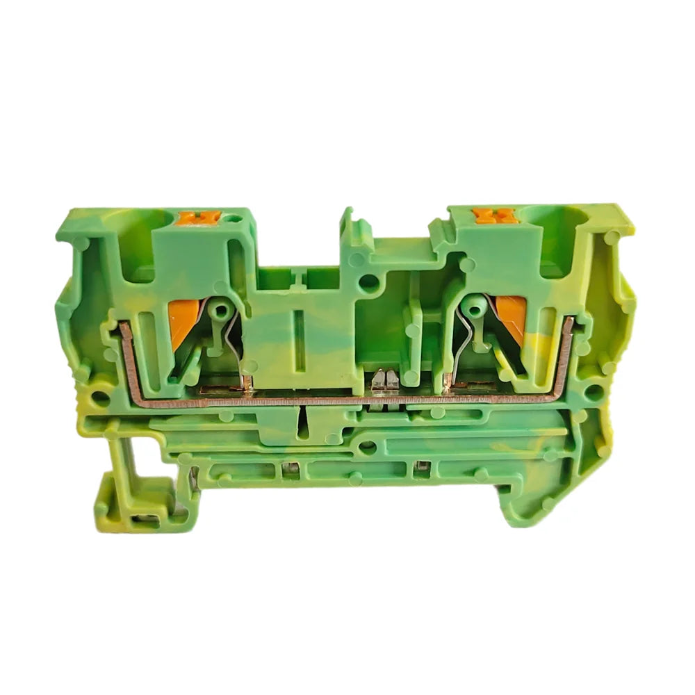 10PCS PT4 Push-in Din Rail Terminal Strip Plug PT-4 4mm² Cable Connector Electrical Connect Screwless Terminal Block Peaceful Pleasures Health and Wellness PT4-PE