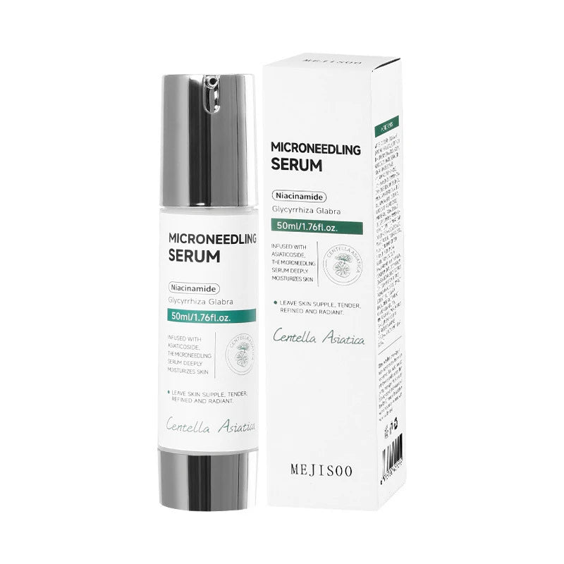Niacinamide Centella Asiatica Microneedle Essence, Repair Skin Barrier Moisturizer Nourish For All Skin Types Korean Skincare Peaceful Pleasures Health and Wellness Essence 50ml