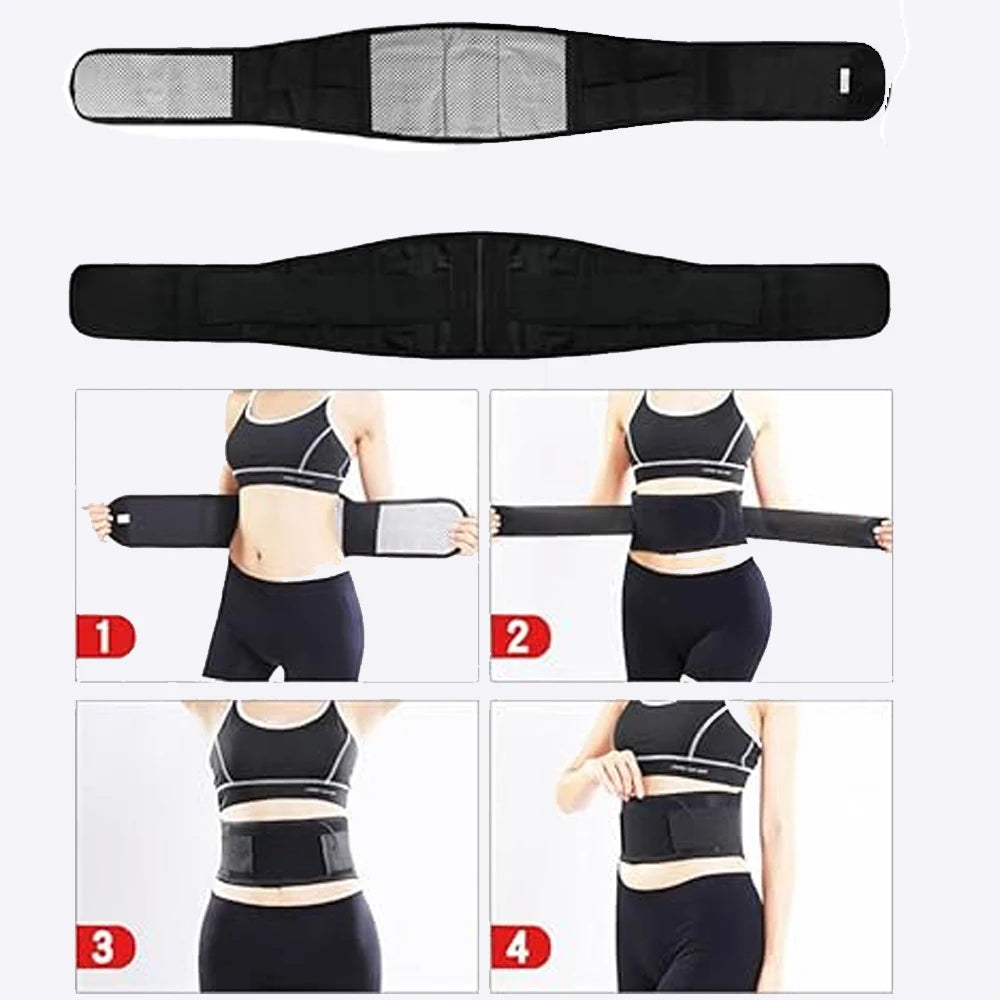 WEFITON Magnetic Self-Heating Lumbar Support Back Brace Lumbar Support Belt Peaceful Pleasures Health and Wellness