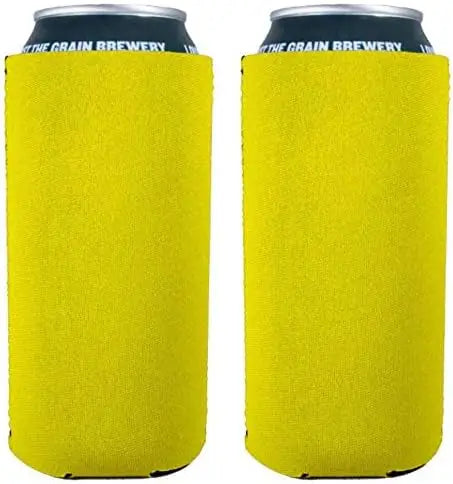 500mlCan Cooler Sleeves Beer/Energy Drink Blank Skinny Premium Quality Blank Neoprene 16oz Can Holders Beverage Thermocoolers Peaceful Pleasures Health and Wellness 2PCS 2