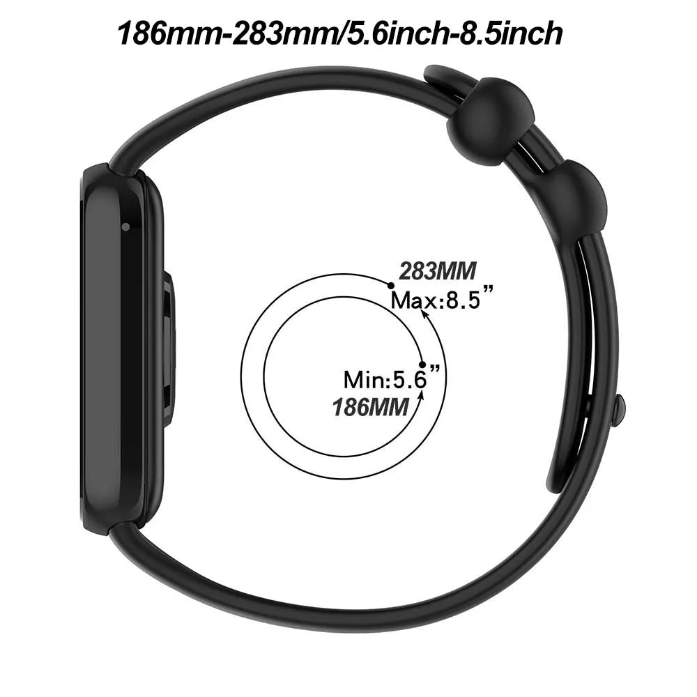 Silicone Band for Xiaomi Mi Band 8 Pro & Redmi Watch 5 Strap Peaceful Pleasures Health and Wellness