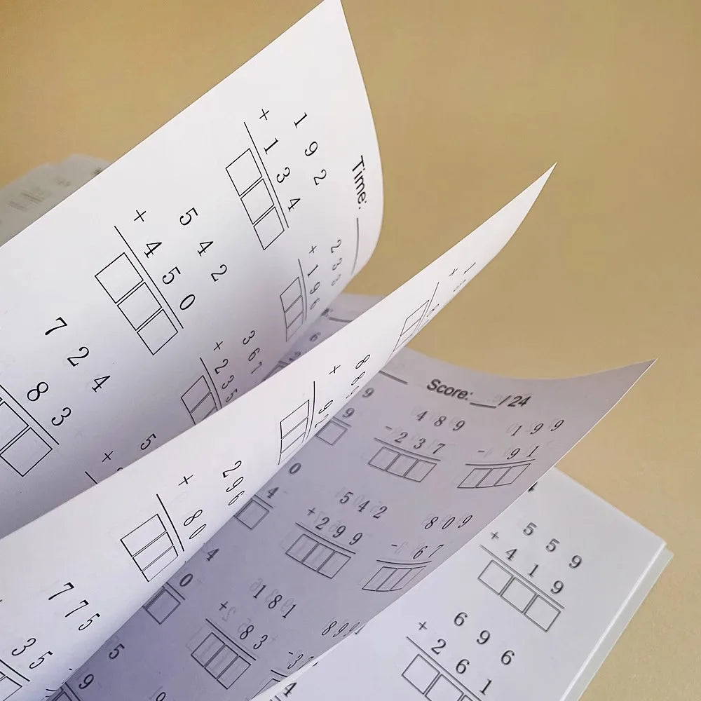 Addition Subtraction Within 1000 Maths Workbook Primary School