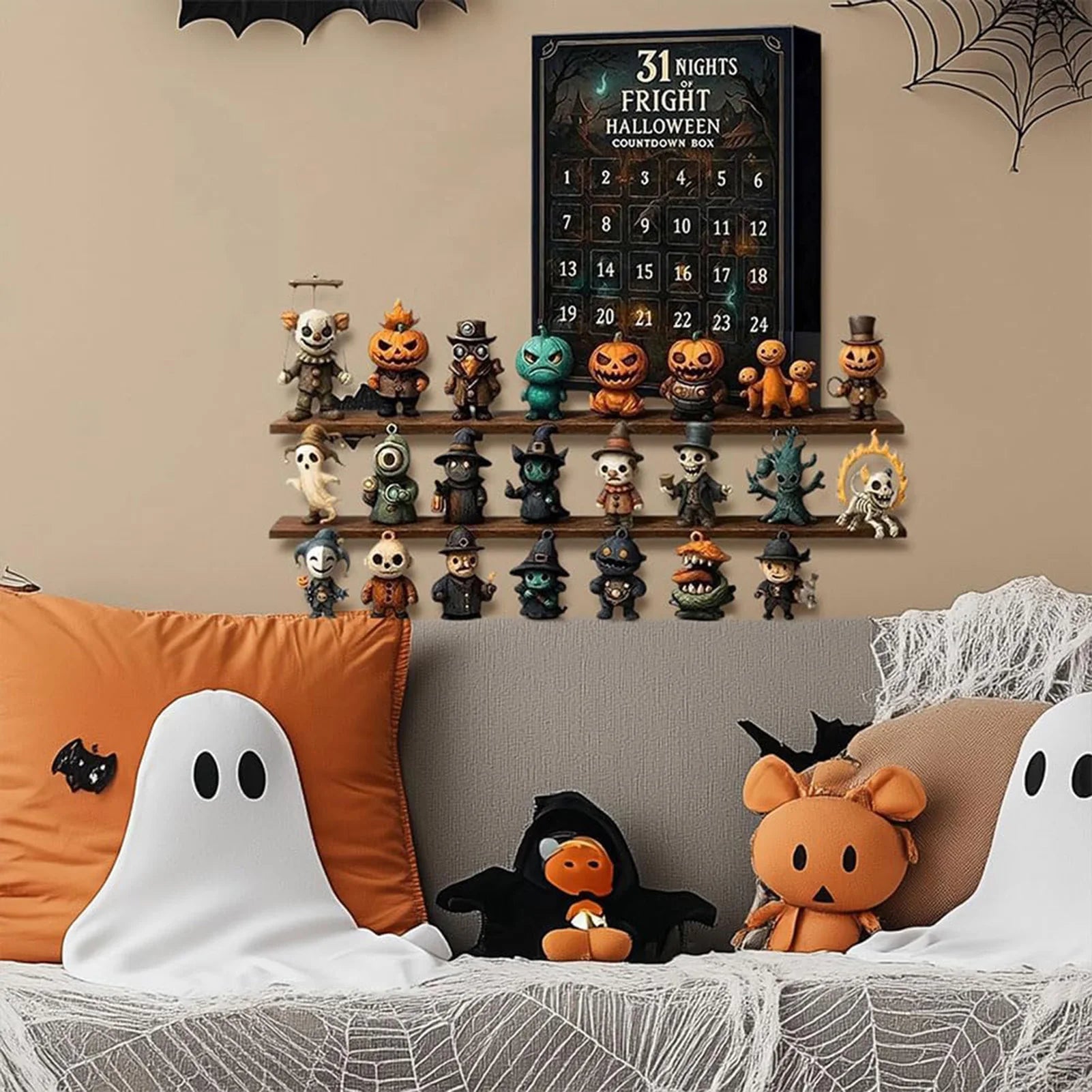 31 Nights Of Fright For Halloween Countdown Box 2025 Advents Calendar For Halloween With 31 Spookys Surprise Toys For Kids Peaceful Pleasures Health and Wellness