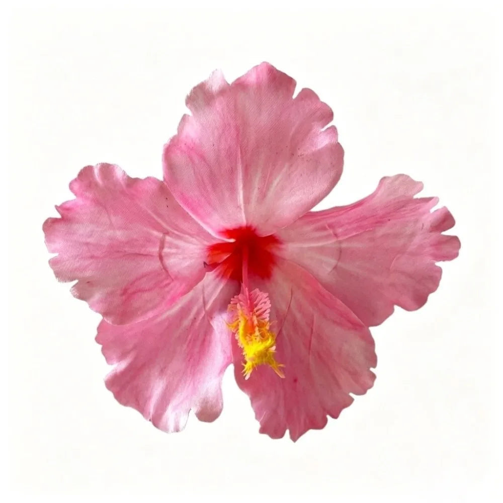 Hibiscus Flower Hair Clip – Bohemian Floral Barrette for Women
