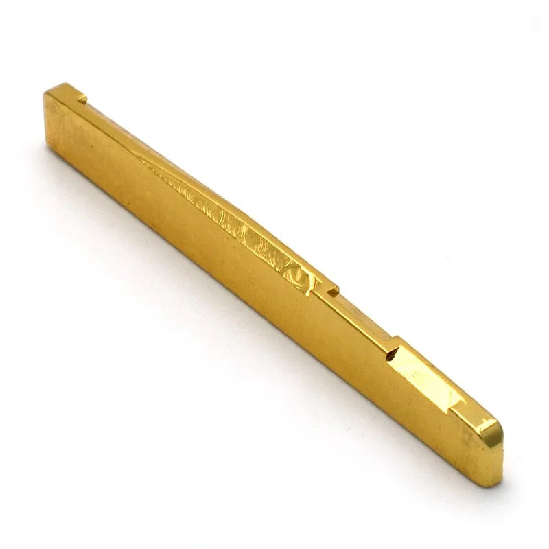 4 5 6 String Brass Nut Saddle Multi Gold Plated Electric Guitar