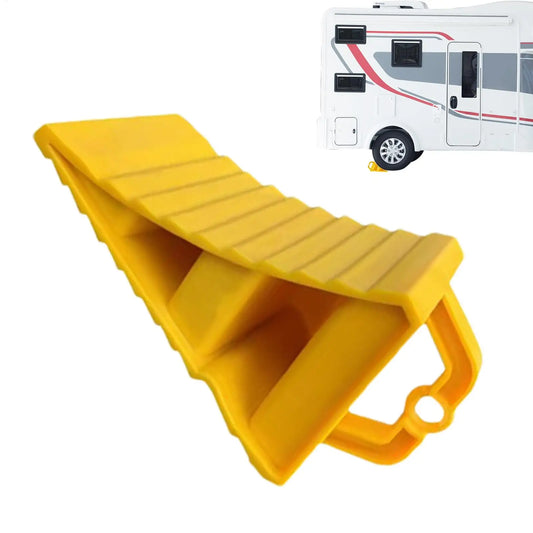 Heavy Duty Wheel Chock Anti-Slip Parking Wedge – Trucks, RVs & Trailers Wheel Chock Peaceful Pleasures Health and Wellness