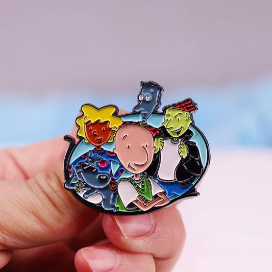 Doug's Enamel Pin – Animated Character Brooch | Lapel Pin Enamel Pin Brooch Oasis Select Default Title