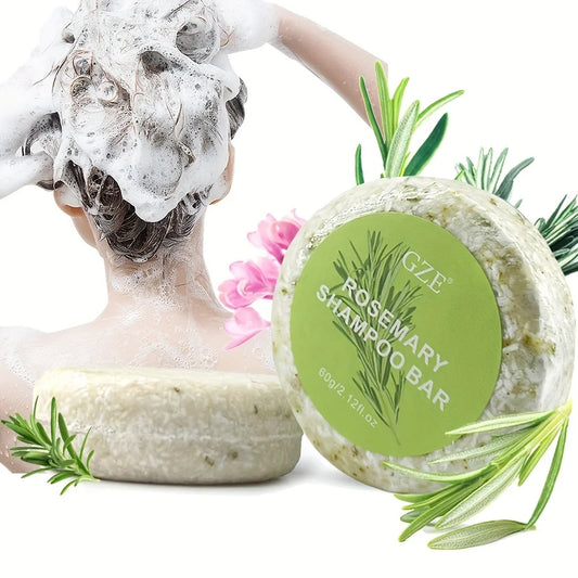 GZE Rosemary Shampoo Bar – Oil Control & Hair Strengthening Rosemary Shampoo Bar Peaceful Pleasures Health and Wellness