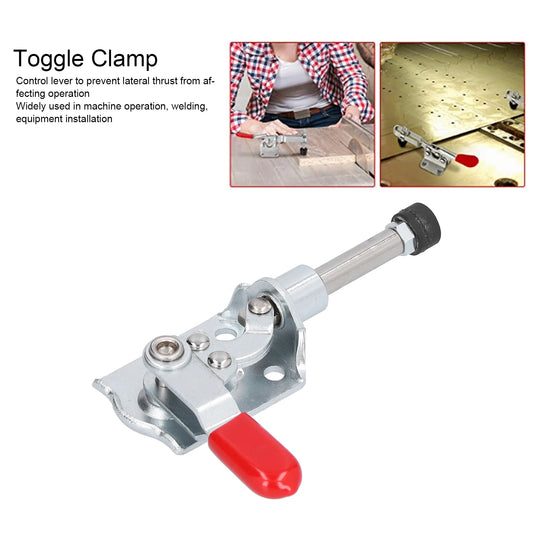 Clamp Equipment Push Pull Toggle Clamp Quick‑Release Toggle Clamp 40kg Holding Capacity Testing Jig Accessories Toggle Clamp Peaceful Pleasures Health and Wellness Default Title