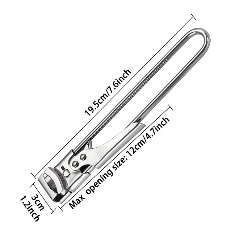 Stainless Steel Adjustable Multifunction Bottle & Jar Opener