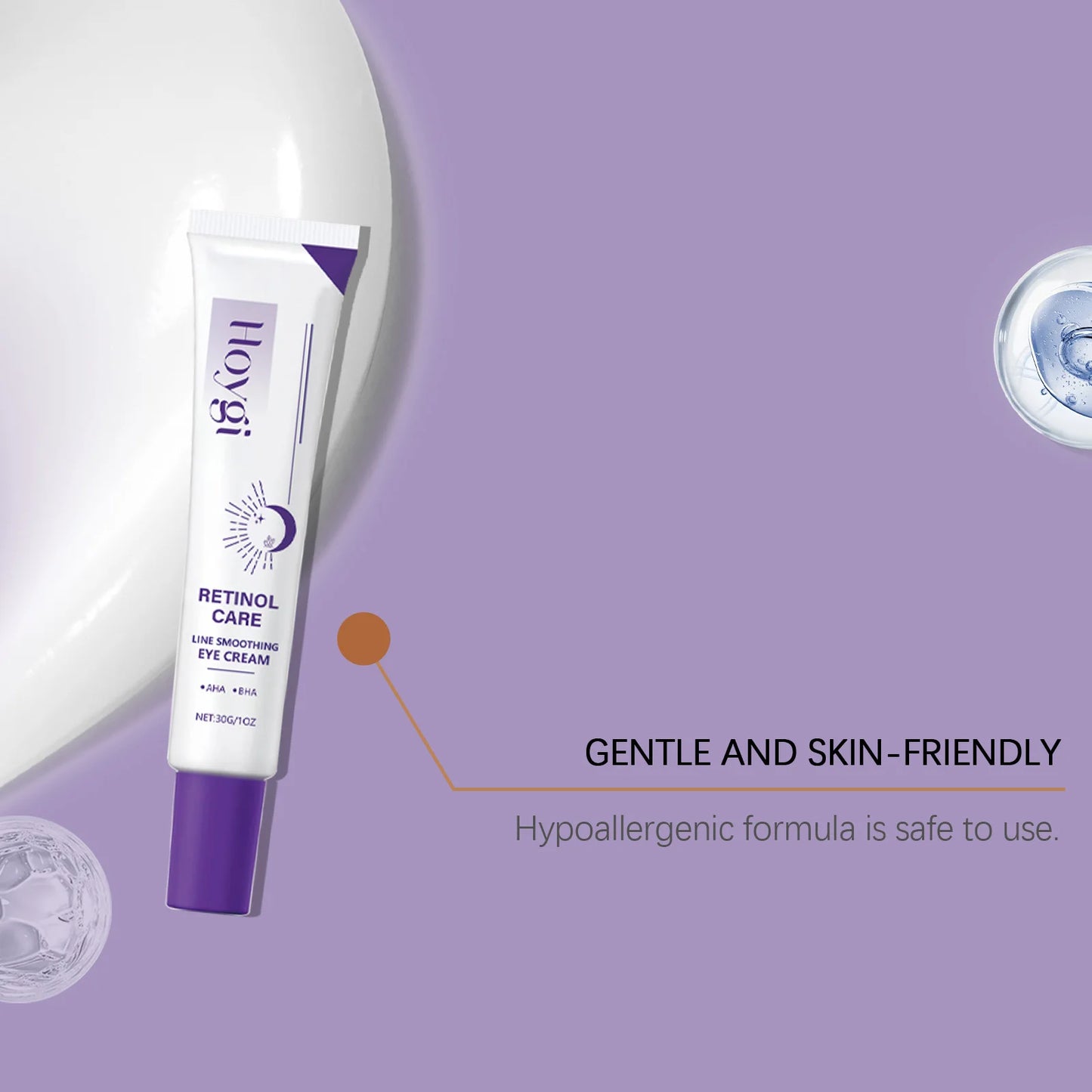 Hoygi Retinol Eye Cream – Dark Circles, Wrinkles & Puffiness