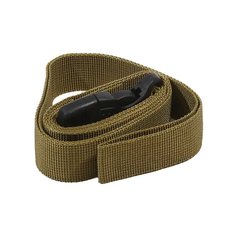1/2Pcs Nylon Luggage Straps Waist Bag Strap Outdoor Sports Belt Casual Buckle Waist Strap Multifunctional Tactical Accessories Peaceful Pleasures Health and Wellness Khaki 2pcs
