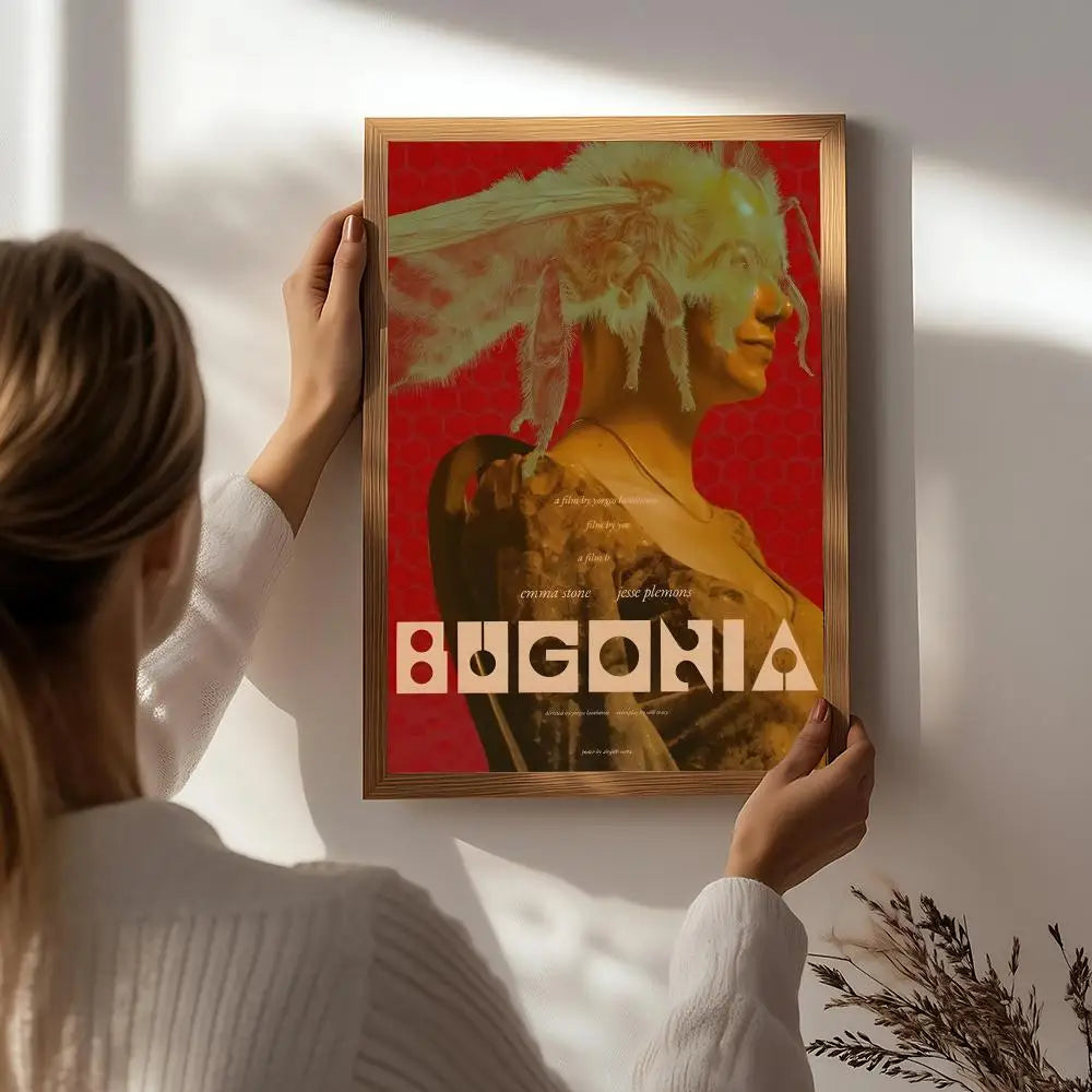 Character B-Bugonia Poster HD Self Adhesive Waterproof Wall Art Ideal for Home Office Dorm Bedroom Great Gift Peaceful Pleasures Health and Wellness White7 50X70cmNoframe