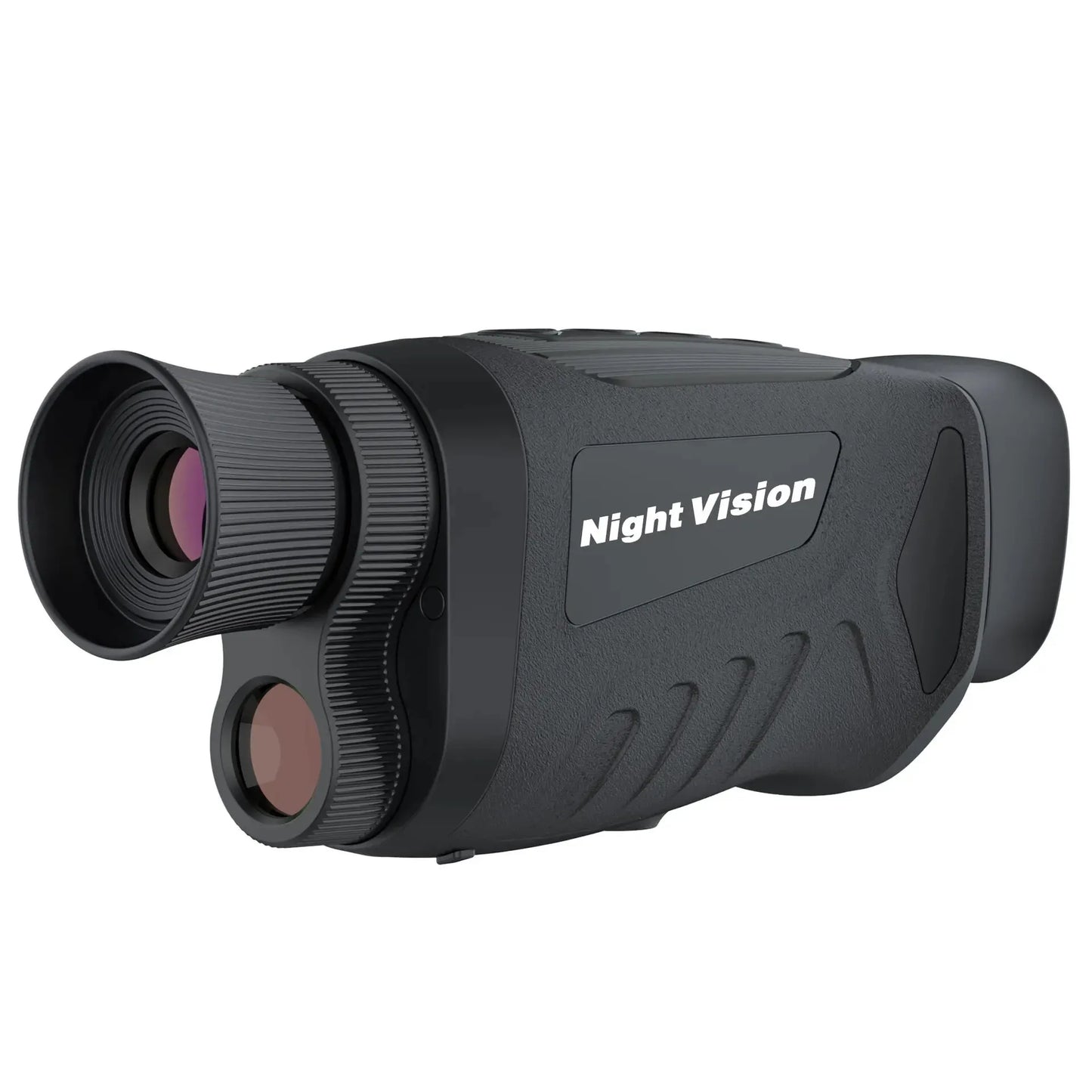 Digital Night-Vision Monocular 40MP 2.5K Infrared Telescope 984ft Night-Vision Distance 6X Optical Magnification 8X Digital Zoom Peaceful Pleasures Health and Wellness Black