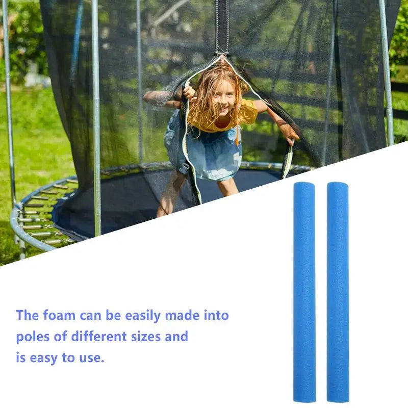 12pcs Trampolines Enclosures Foams Sleeves Replacement Trampolines Protective Poles Cover Paddings for Safety Protections Peaceful Pleasures Health and Wellness