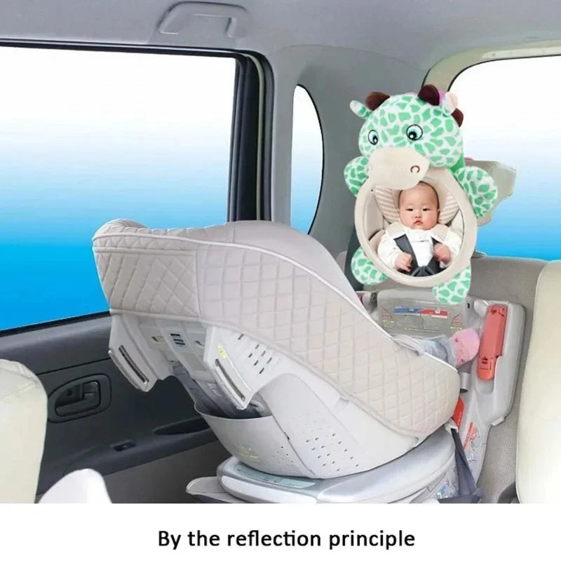Baby Car Mirror Safety Car Seat Mirror Rear Facing Car Seat Mirror Wide Crystal Clear View Shatterproof Car Kids Monitor Peaceful Pleasures Health and Wellness