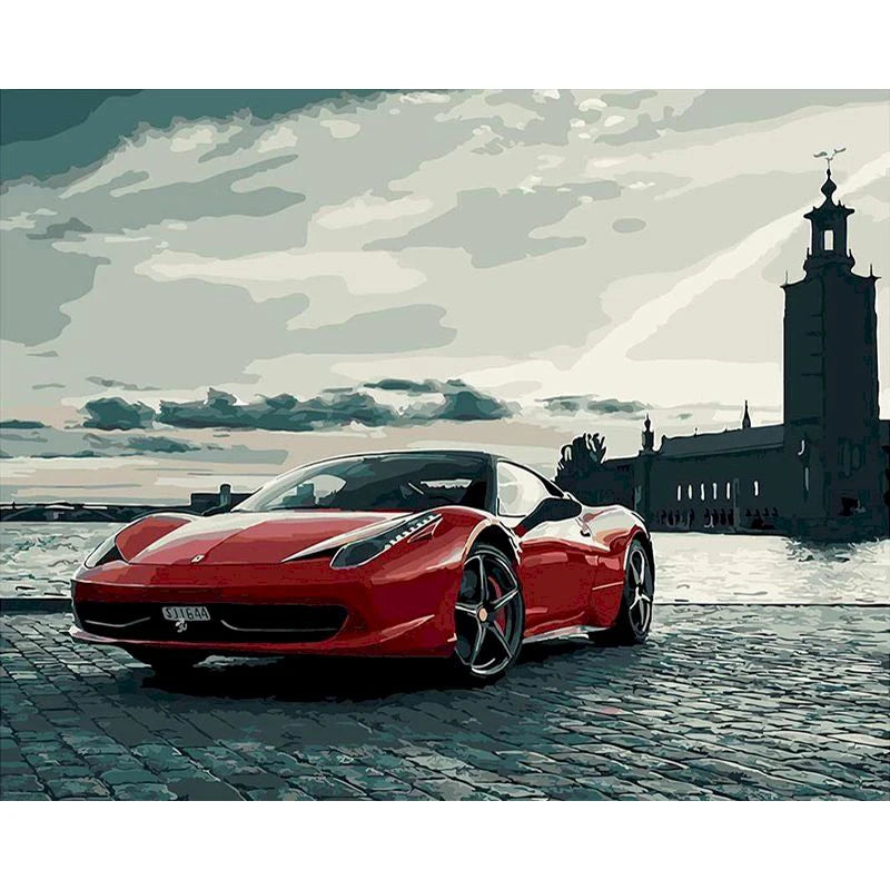 Modern Car Canvas Wall Art Poster | Bedroom & Living Room Decor