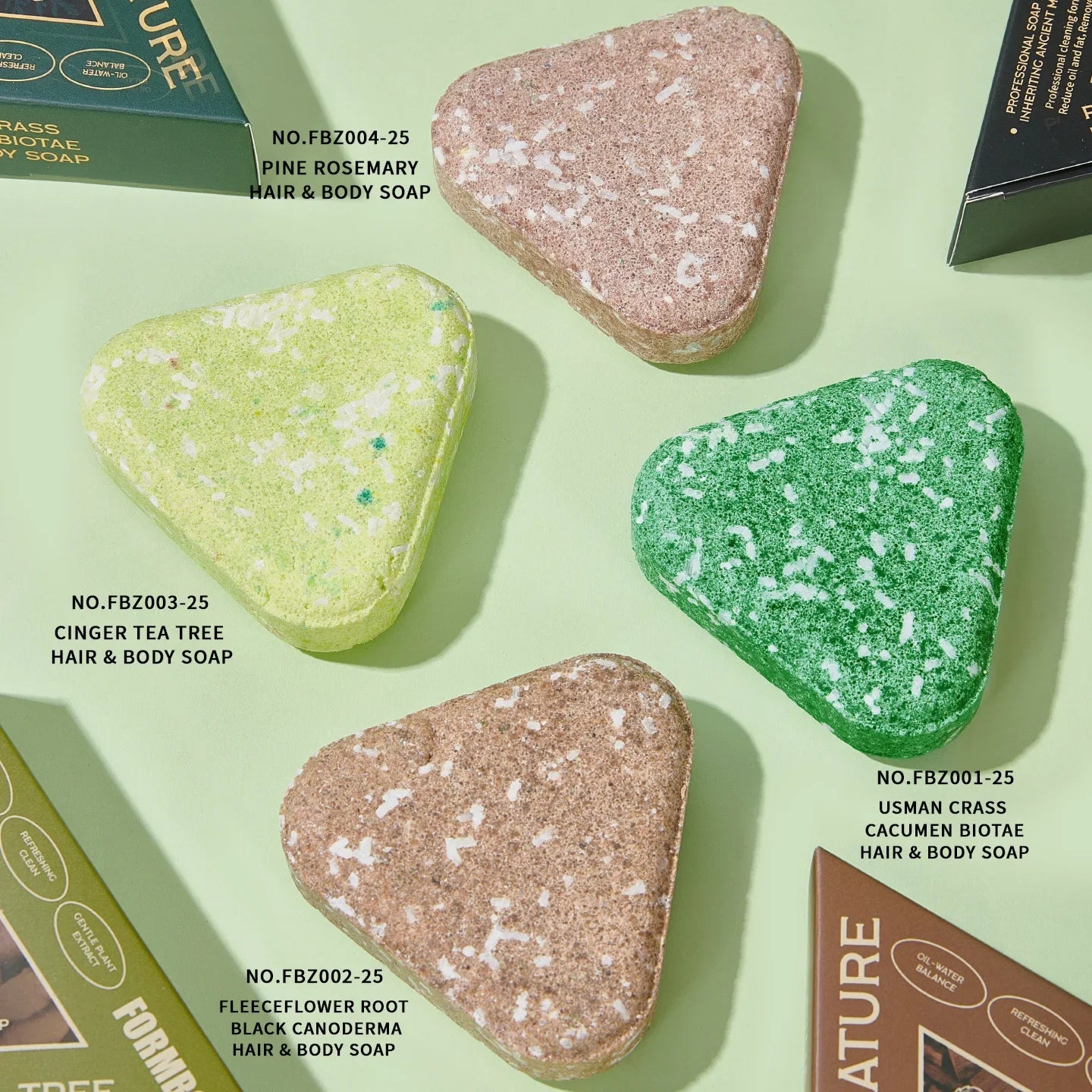 Platycladus & Usman Grass Herbal Shampoo Soap | All Hair Types