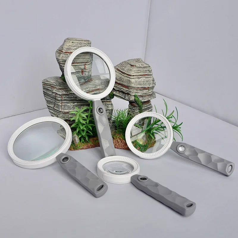 Handheld Massage Handle with Optional Magnifying Glass Peaceful Pleasures Health and Wellness
